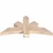 Ekena Millwork Alberta Smooth Timber Gable Bracket, Douglas Fir, 48"W x 24"H x 3 1/2"D x 5 1/2"F, 12/12 Pitch GBW048X24X0406ALB00SDF - alternate 5